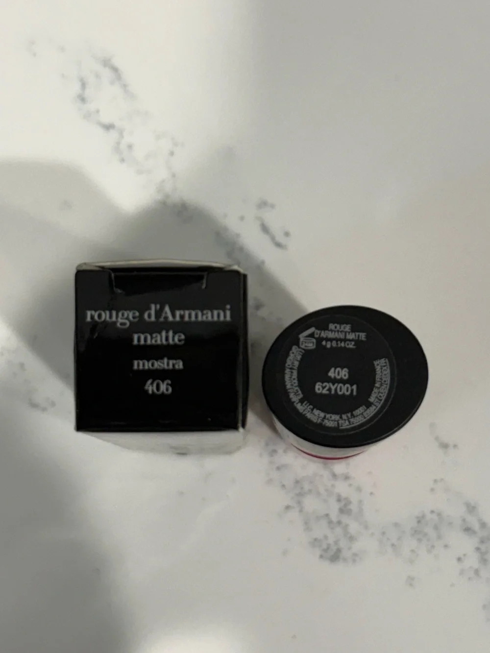 Giorgio Armani NEW rouge d’Armani matte lipstick Shade 406